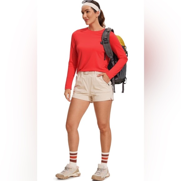 CRZ Yoga Women’s UPF 50+ Sun Long Sleeve Rash Guard Shirt Size Medium NWT - Picture 12 of 12